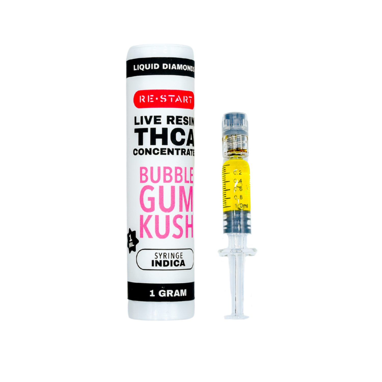 THCA Dab Syringe Bubblegum (I) Live Resin / 1mL/1G